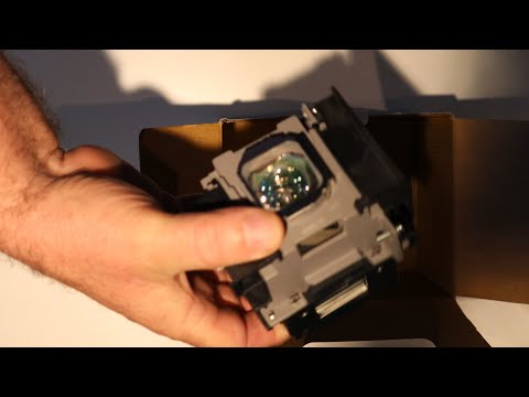 Lamp replacement Panasonic PT-AT5000 projector with verdict on lamp and supplier full walkthrough