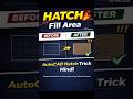 AutoCAD Hatch Command 🔥 Fill Area in 20 Seconds | Hindi #autocad #trading #viral #shorts #civil