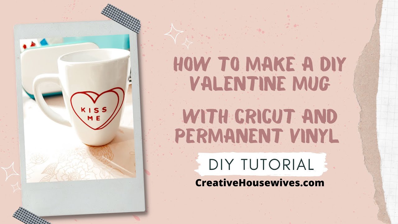 Cricut Joy How to Make and Apply a Vinyl Decal on a Mug