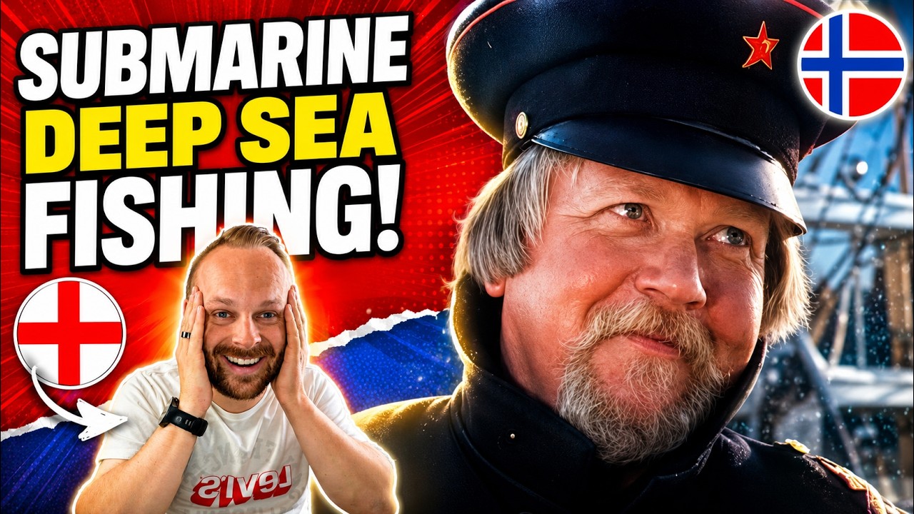 Englishman Reacts to... Norwegian Comedy - Russian submarine captain goes 'fishing'