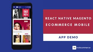 React Native Magento eCommerce Mobile Application Storefront Demo | MobiCommerce screenshot 1
