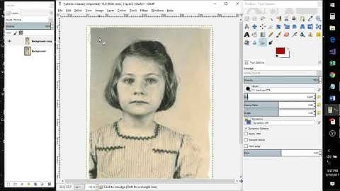GIMP - Retouching Photos - Removing Creases and Cracks
