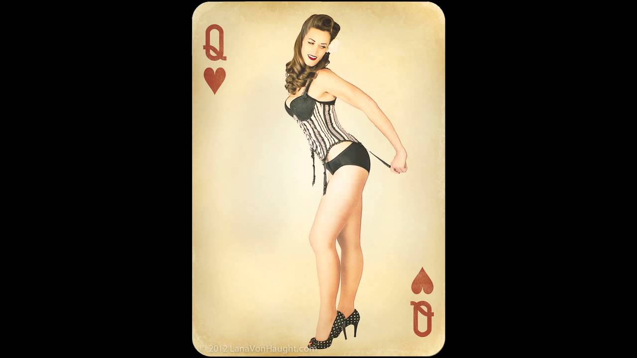 playing cards, deck, pinups, Adobe Photoshop (Software), Classic, Retro, Pi...