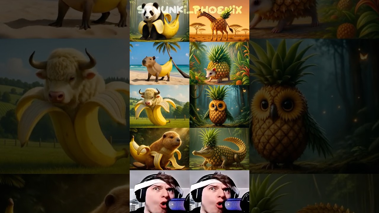 PANDACCINI BANANINI X SNOOFFI ZEFFIRULLI | BUT THEY ARE NORMAL 🍌🍍 *MIX VERSION*🍊 