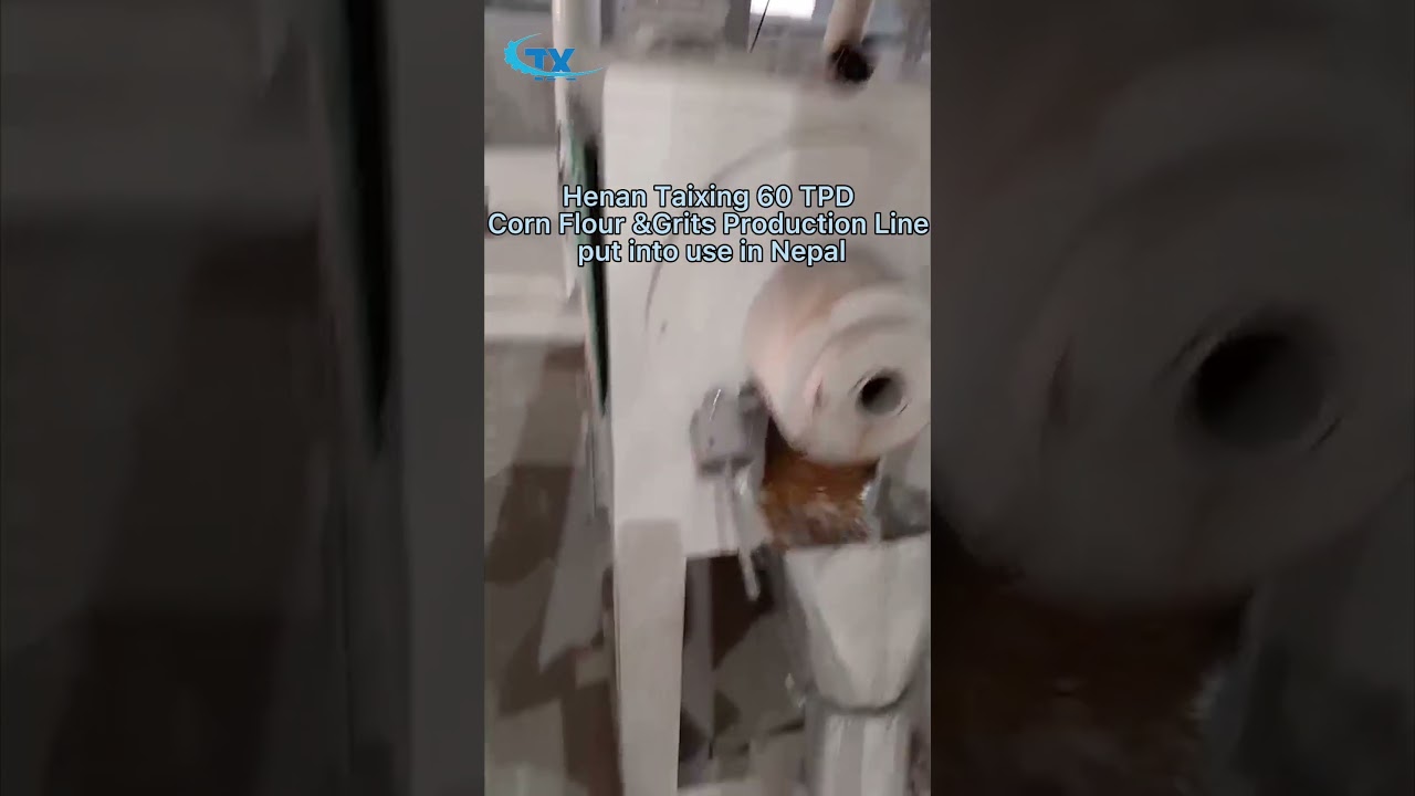 60 tpd corn flour and grits production line in Nepal 