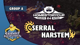 Serral vs Harstem - ZvP | HomeStory Cup 24: Group Stage - Group A | StarCraft 2 Tournament