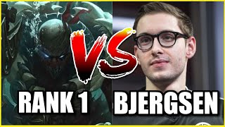 RANK 1 PYKE CHALLENGER DESTROYS TSM BJERGSEN (PENTAKILL!) - Davemon