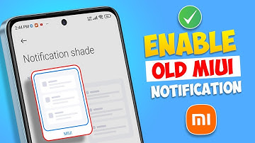 How to Enable Old MIUI Notification Panel on Xiaomi Phone | MIUI Notification Panel