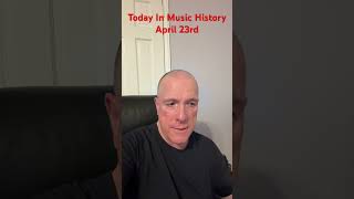 Today In Music History - April 23rd #youtubeshorts #musichistory #viralvideo #rockandrollhalloffame