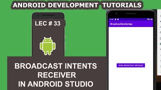 Broadcast Intents and Receiver in Android Studio | 33 | Android Development Tutorial for Beginners screenshot 4