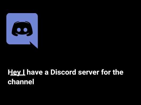 discord server open for the channel
