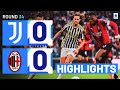 Juventusmilan 00  highlights  the spoils are shared in turin  serie a 202324