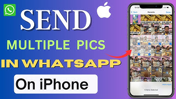 How to Send Multiple Pictures in WhatsApp of iPhone 😱🔥