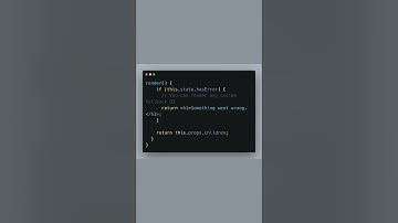 Master React Error Handling #ReactComponents