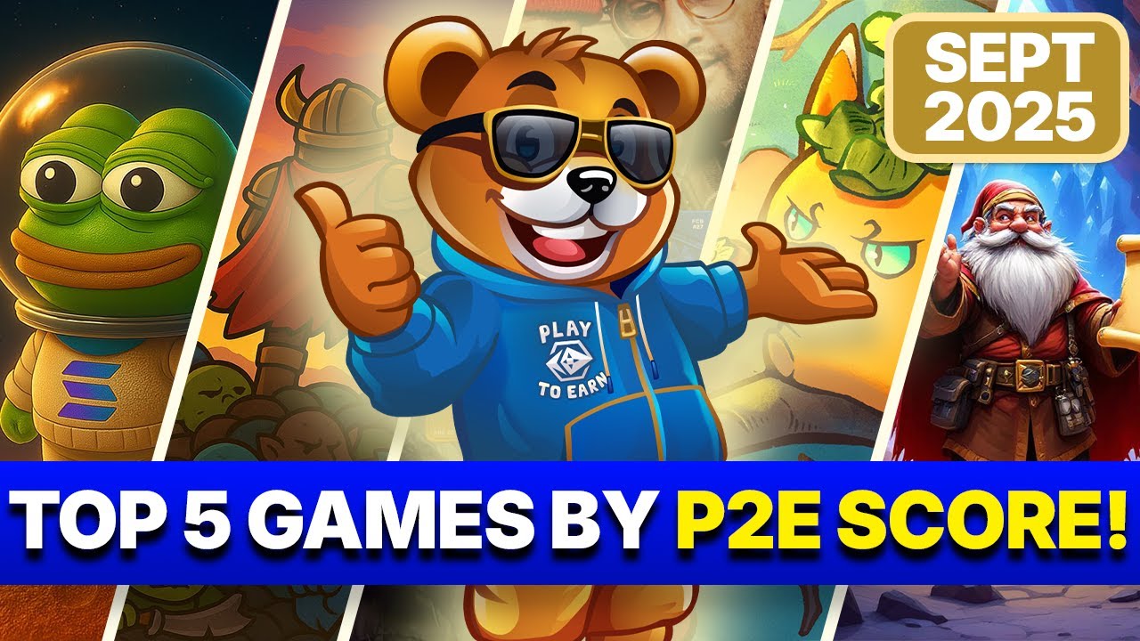 🔥 5 HOTTEST Crypto Games Right Now Ranked by PlayToEarn Score! September 2025