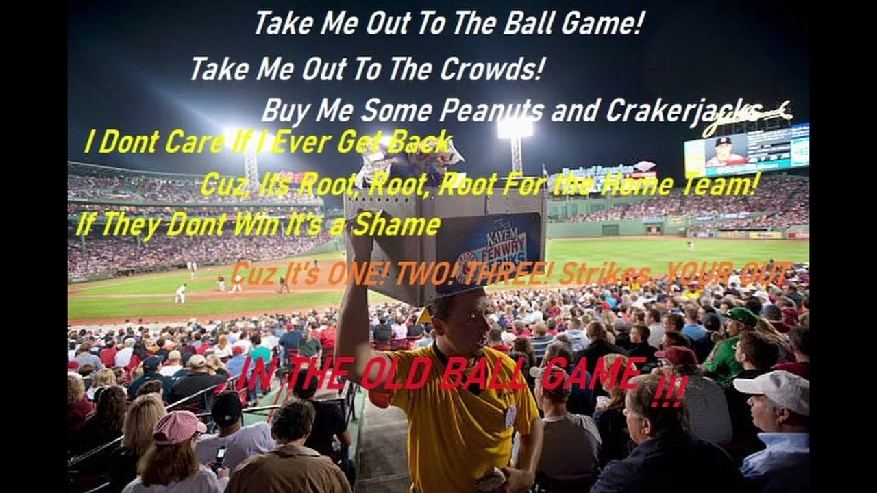 Take Me Down To The Ballgame Lyrics Take Me Out To The Ball Game (Lyrics)(20 min loop) - YouTube