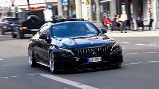 Mercedes-Benz AMG C63s W205 with LOUD EXHAUST!!! | Cars of Ulm 3.6.21  | 4k