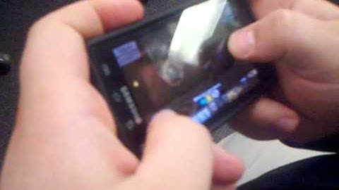 Quake 3 on a moded Samsung cell phone