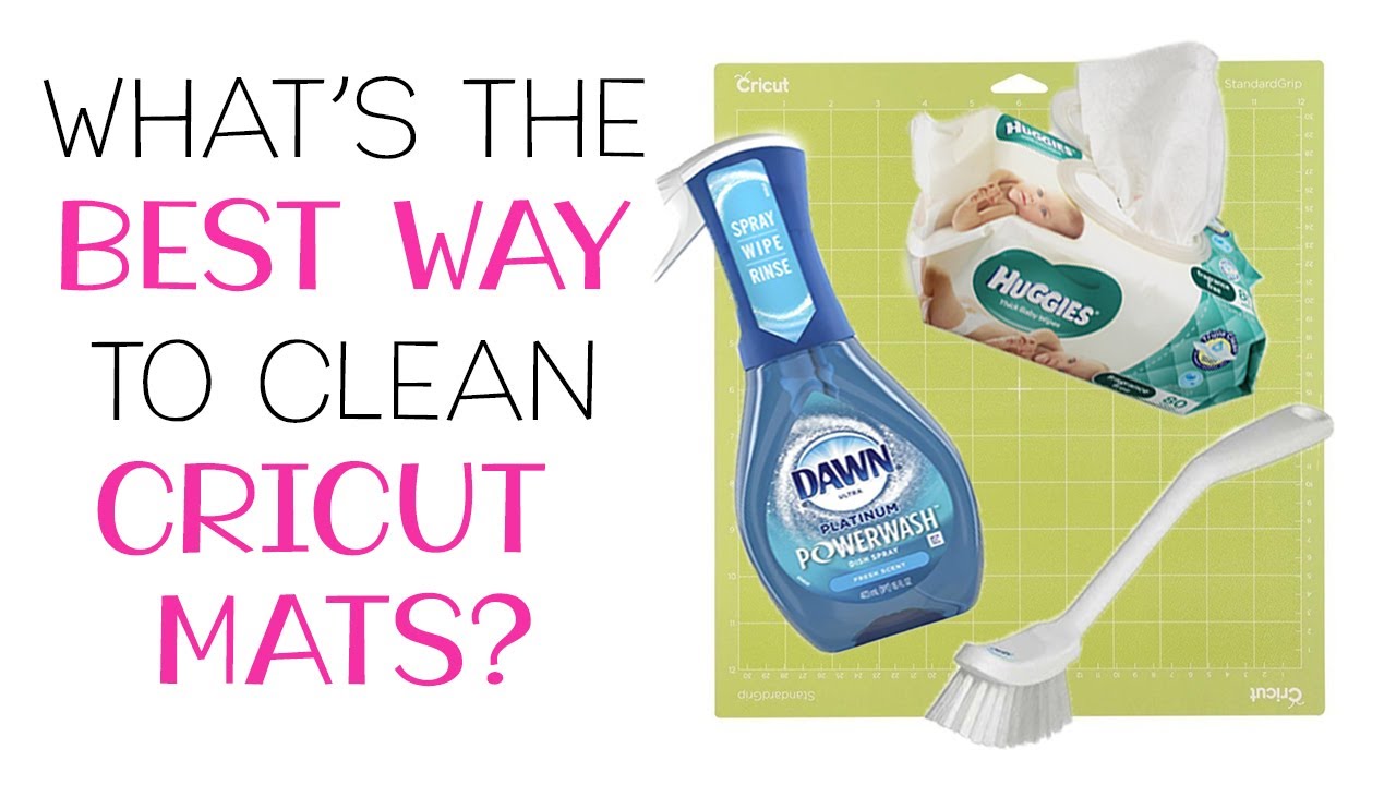 How to clean cricut mats! #cricut #cricutforbeginners #cricuttips