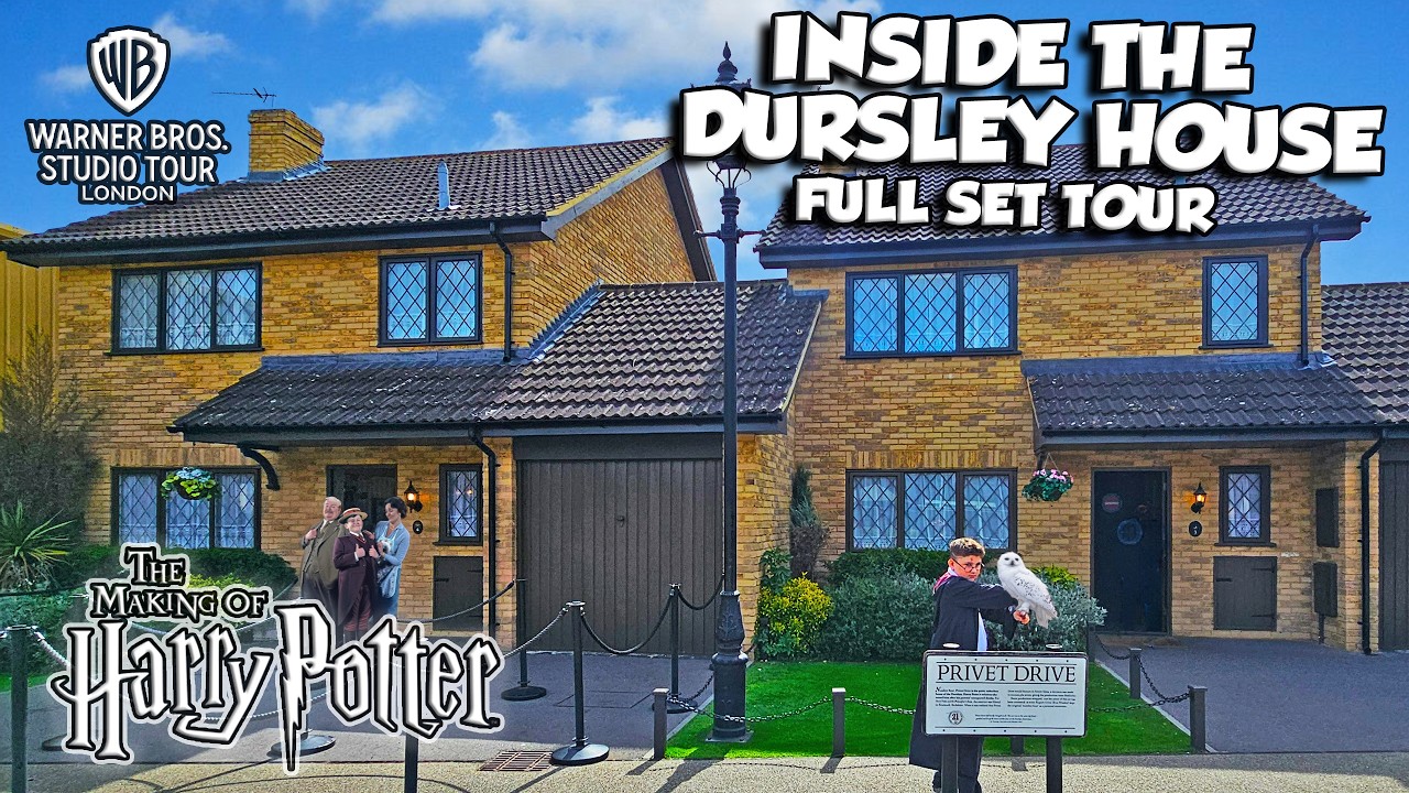 Inside the Dursley House 4 Privet Drive at Warner Bros. Studios Tour (June 2026) [4K]