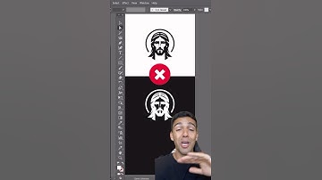 Como aplicar versão negativa em símbolos/logos com rosto em fundo preto da forma certa