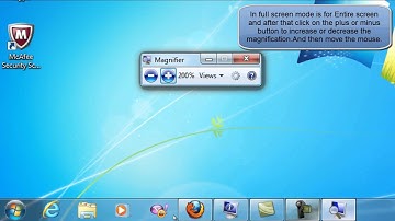 HOW TO USE THE MAGNIFIER IN WINDOWS 7