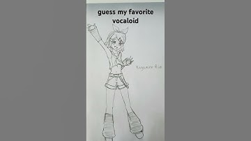 guess my favorite vocaloid by how i draw them!!! #art #vocaloid #trending