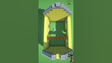 A one minute Rustic House Tutorial! #andyisyoda5x5 #minecraft #shortswithcamilla