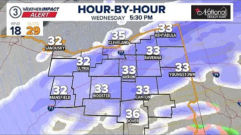 Tracking winter weather in Northeast Ohio: Live radar and traffic updates amid snow and rain