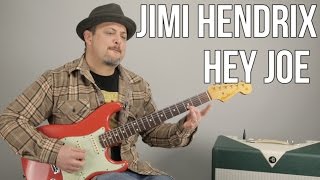 Video thumbnail of "Jimi Hendrix Hey Joe Guitar Lesson + Tutorial"