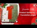 December Daily Product Gathering and Foundation Pages