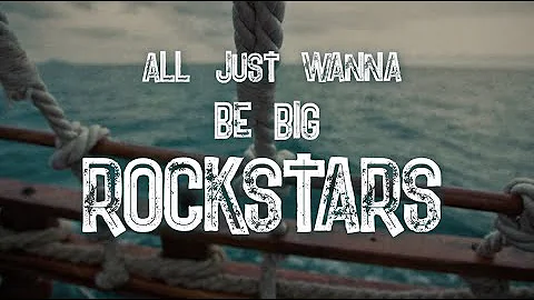 Nickelback - Rockstar Sea Shanty Lyric Video with The Lottery Winners