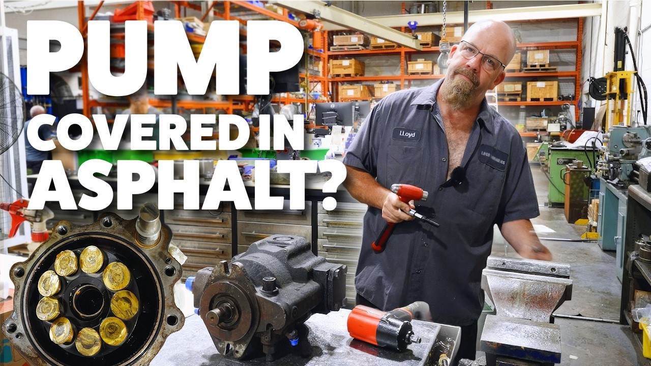 Ruined by WATER?! Teardown of a Parker PAVC 100 Hydraulic Pump