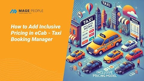 How to Add Inclusive Pricing in eCab - Taxi Booking Manager Plugin
