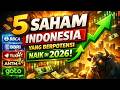 5 Saham Indonesia yang Berpotensi Naik di 2026 | CUAN9M