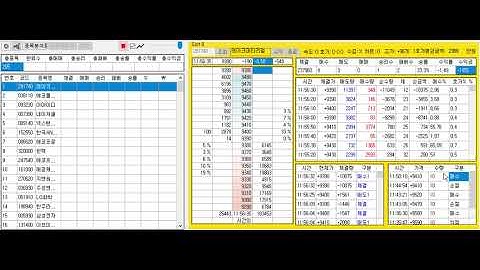 수급분석 주식 자동매매 프로그램 NoboTrader 시물레이터 구동영상