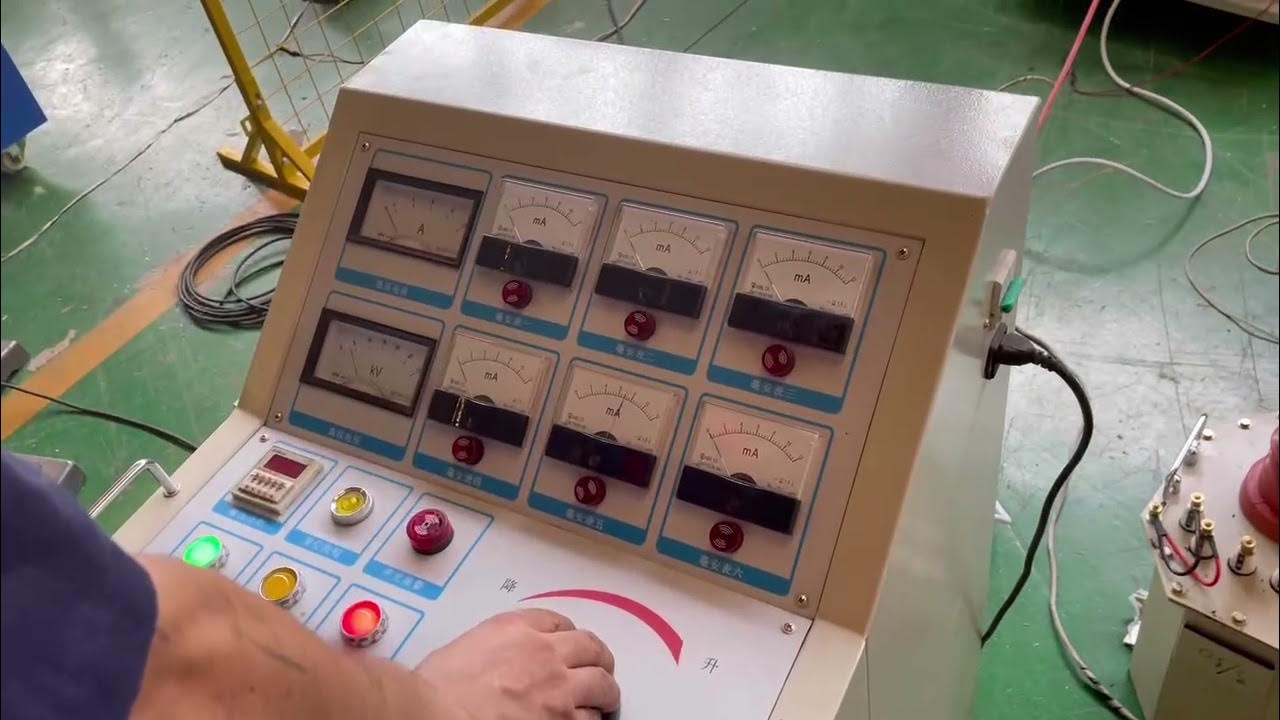 High Voltage Rubber Glove Testing Equipment YouTube
