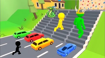 SHAPE SHIFTING 🏃🚔🚲🚦 All Levels Gameplay Walkthrough Android,ios Max Level MAX72QW