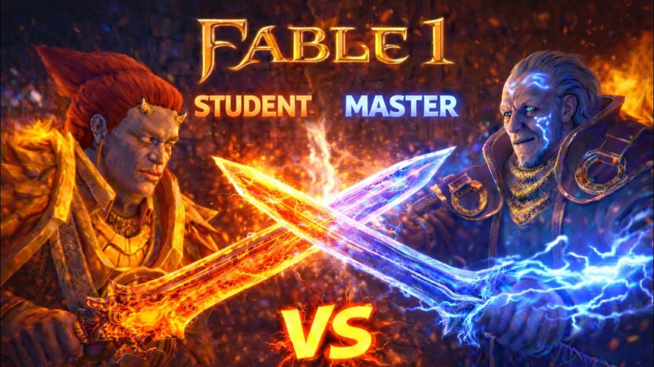Fable 1 Playthrough. EP 8. Master VS. Student. In Hot pursuit of Jack Of Blades and Maze Fight!