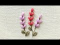 Hand Embroidery Flower Pattern 14 : Easy Tiny Flowers Embroidery for Beginners 🌷 Gossamer Embroidery