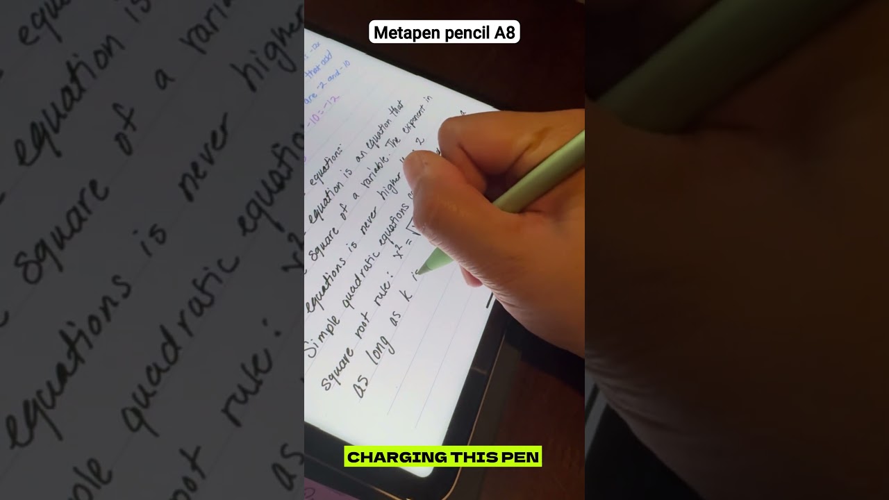 "The Only Stylus You Need for Your iPad! ⚡ Fast Charging + Smooth Drawing! 