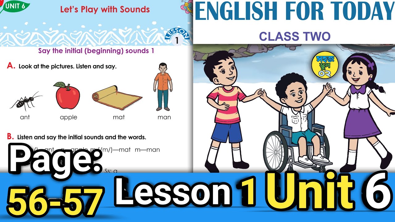Class 2 English Page 56-57 Unit 6 Lesson 1 New Book 2024 SohojSchool02 ...