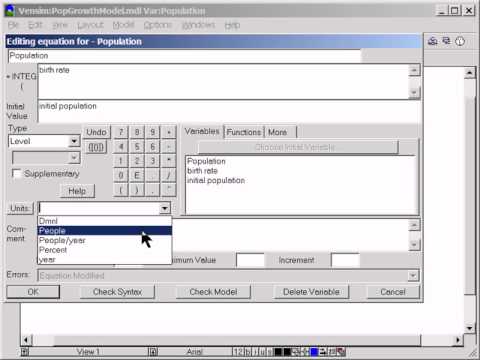 DL4. How Simulation Models Work, with Population Growth