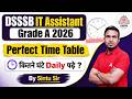 DSSSB IT Assistant Grade A 2026 | DSSSB IT Assistant Grade A Study Plan, Syllabus &amp; Time Table