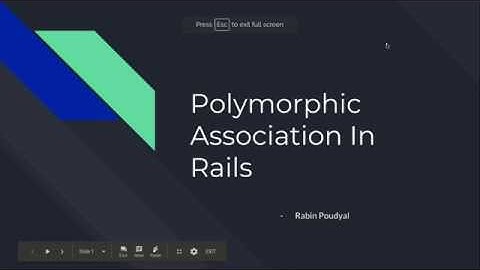 Polymorphic Association In Rails