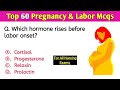 Top 60 Pregnancy & Labor Mcqs | Important Nursing Mcqs 2025 | All Nursing Exams Questions
