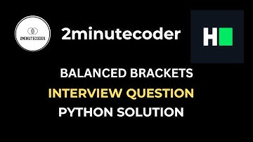 HackerRank - Balanced Brackets - Python Solution
