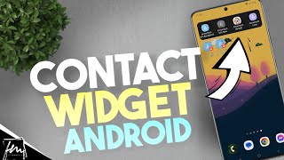 How to Add a Contact Widget on Android screenshot 4