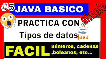 Curso de java | Aprende a como declarar y usar tipos de datos en Java