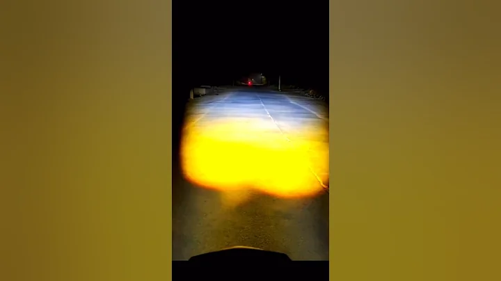 HJG WAYMAKER DUAL COLOR FOG LIGHT WITH RED DEVIL EYE + WIRING WITH CANBUS. #trending #youtubeshorts